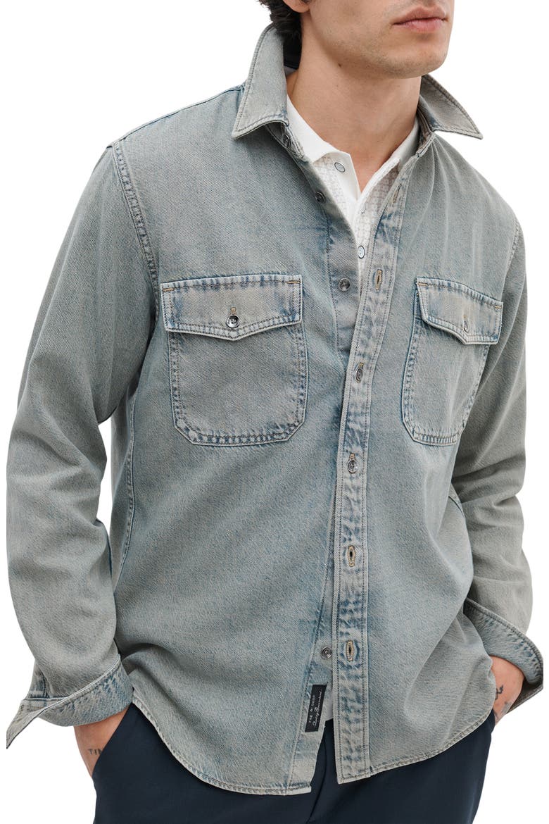 Infuse Denim CPO Overshirt, Alternate, color, MRRIK
