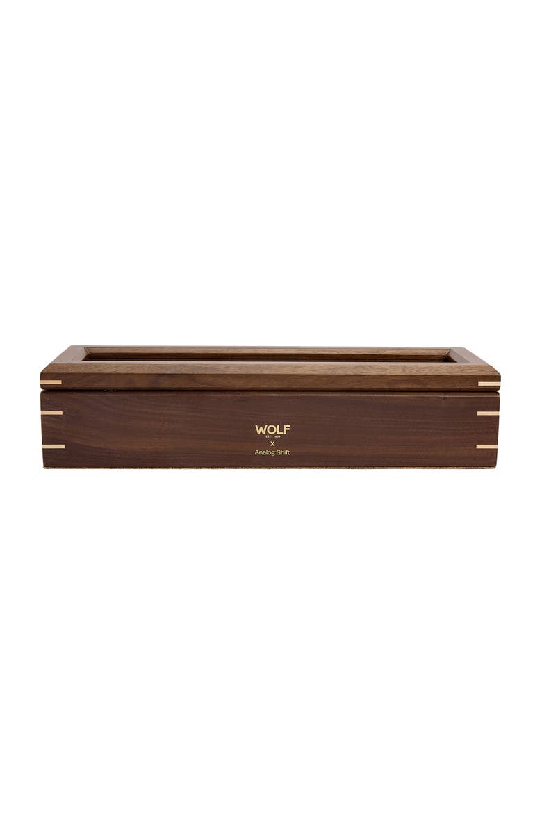 x Analog Shift Flatiron II 5 Piece Watch Box, Alternate, color, Walnut