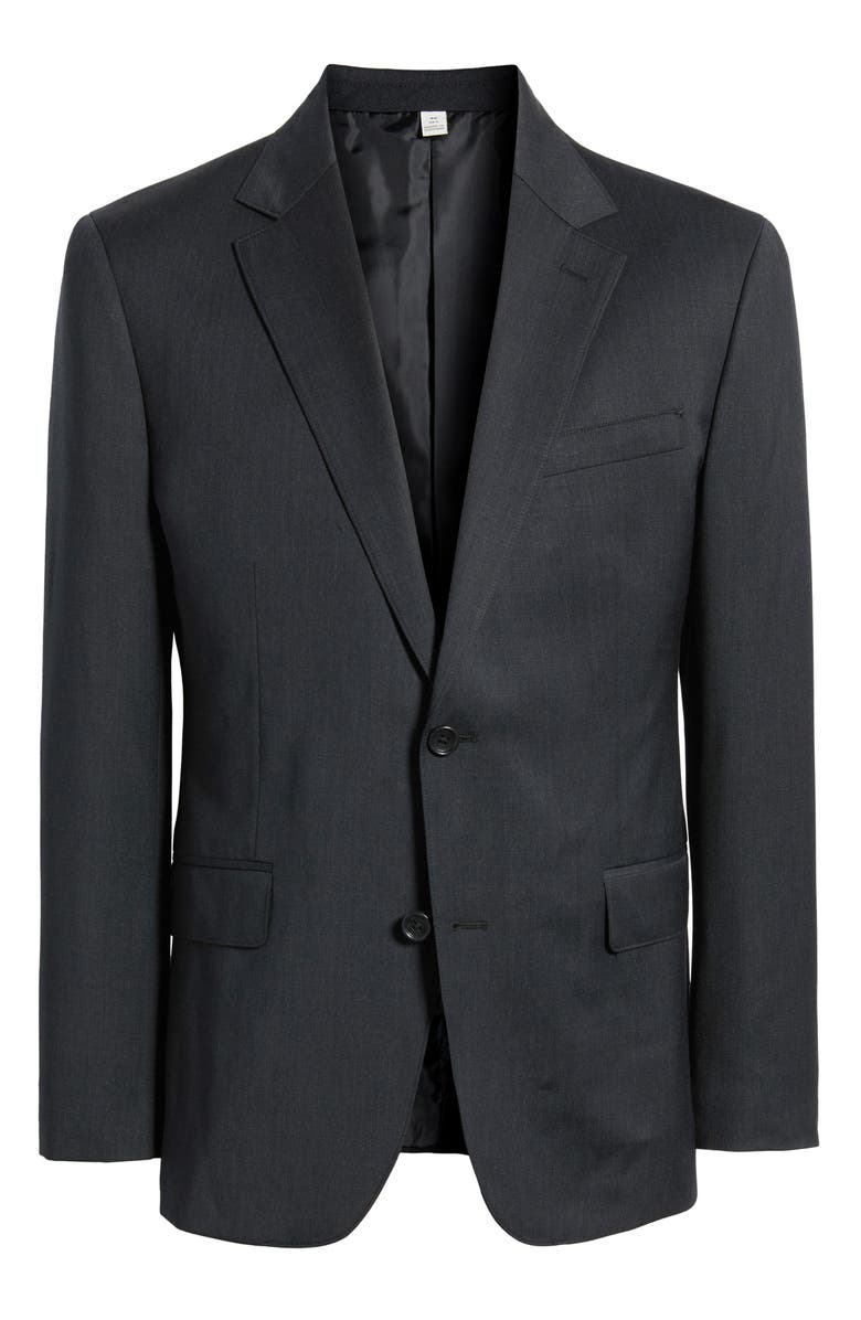 Bonobos Jetsetter Slim Fit Stretch Wool Blazer, Main, color, Charcoal