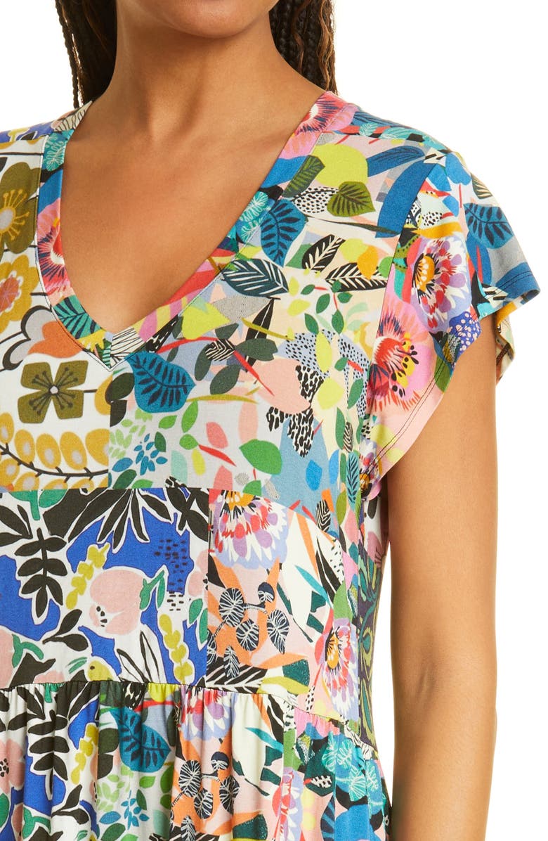 Johnny Was Chelsea Garden Tiered Dress, Alternate, color, 