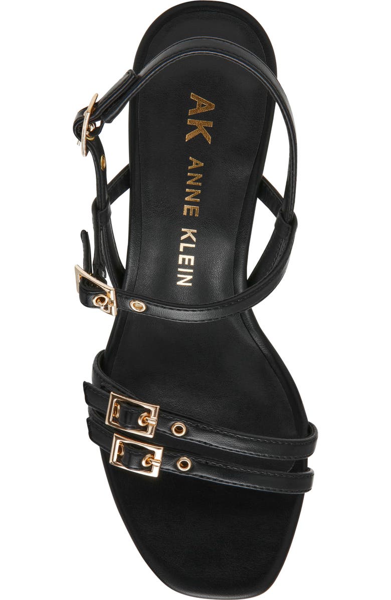 Anne Klein Maybelle Block Heel Sandal, Alternate, color, Black