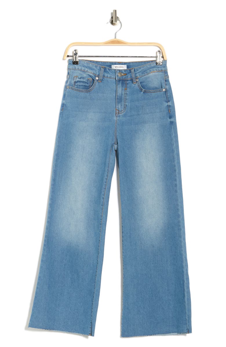 Vigoss Retro Wide Leg Jeans, Alternate, color, Medium Wash