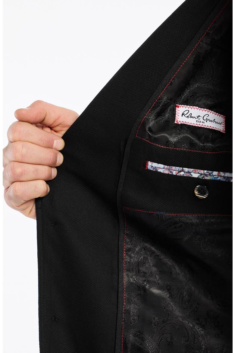 The Jetset Wool Blend Sport Coat with Removable Bib, Alternate, color, BLACK