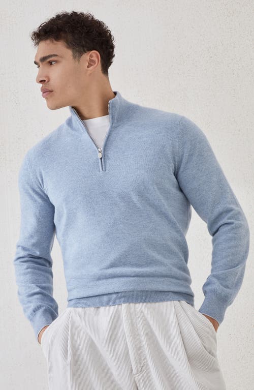 Brunello Cucinelli Cashmere Sweater In Blue
