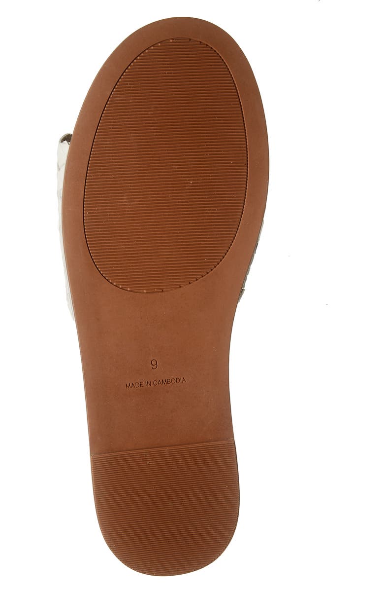 Madewell The Louisa Woven Slide Sandal, Alternate, color,