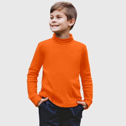 Unisex Soft 100% Cotton Turtleneck (Toddler, Little Kids, Big Kids)