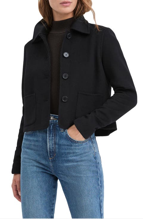 The Annabel Crop Wool Blend Jacket