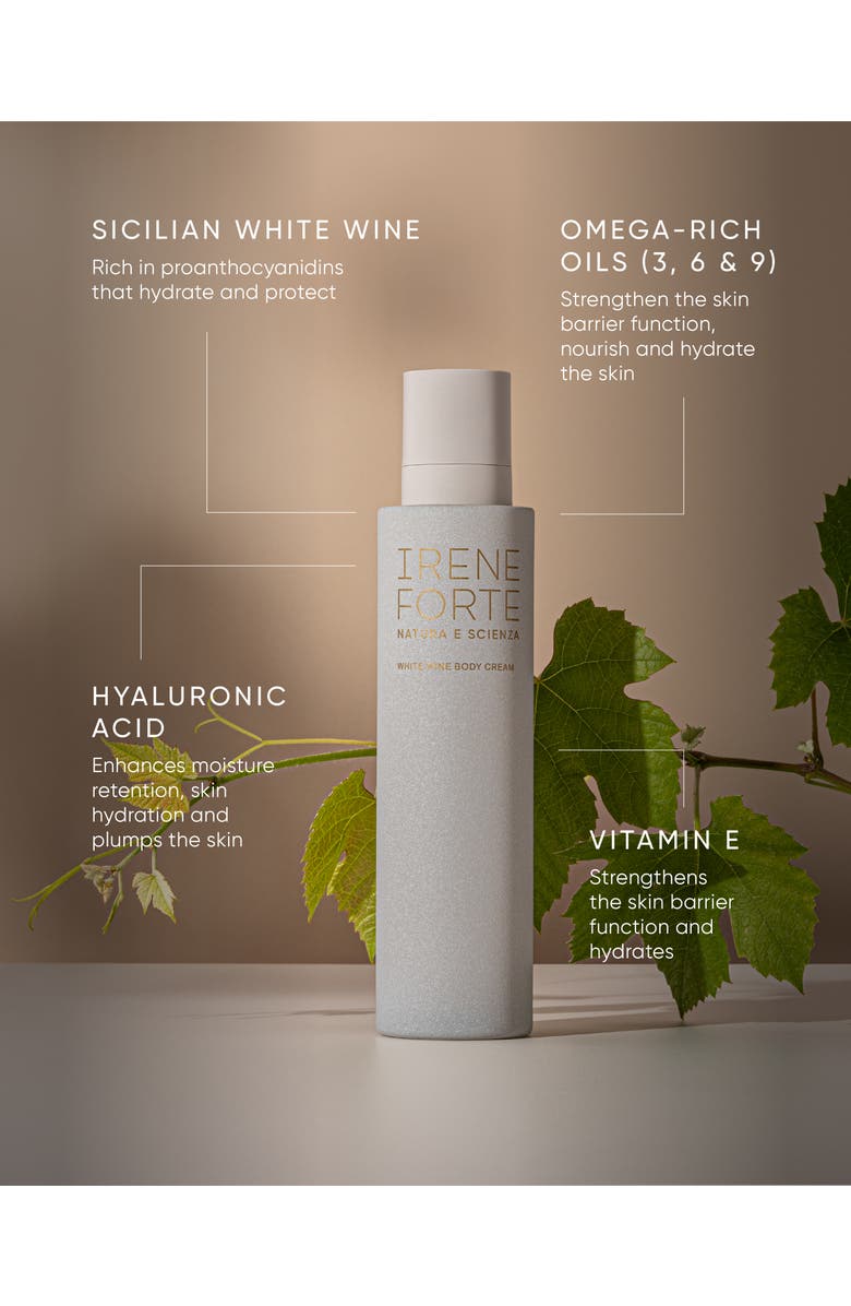 IRENE FORTE White Wine Body Cream, Alternate, color, NO COLOR