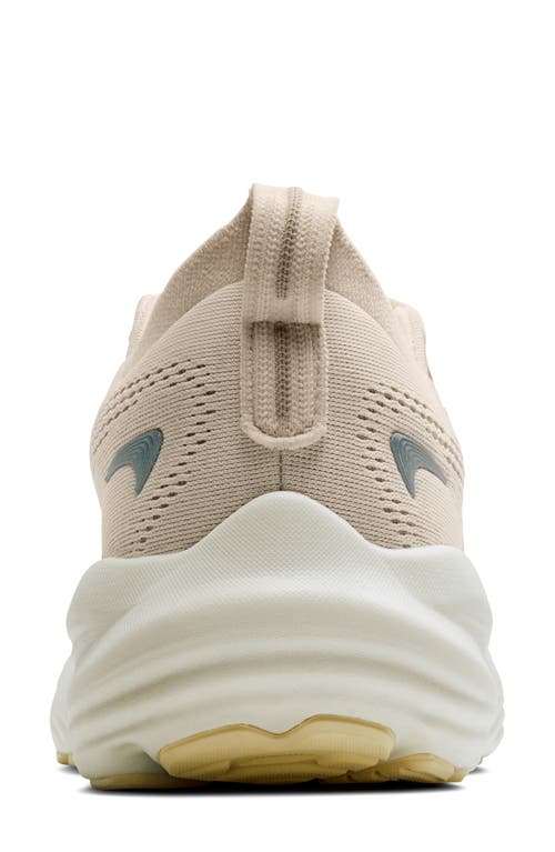 Brooks Glycerin 22 Running Shoe In Almond Peach/london Fog/almond
