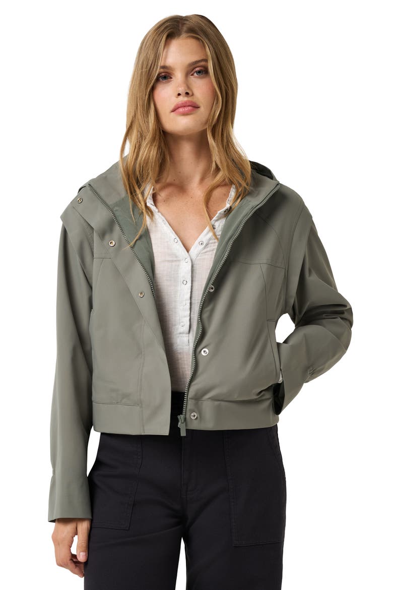 Boundless Full Zip Hooded Jacket, Alternate, color, OLIVE SMOKE