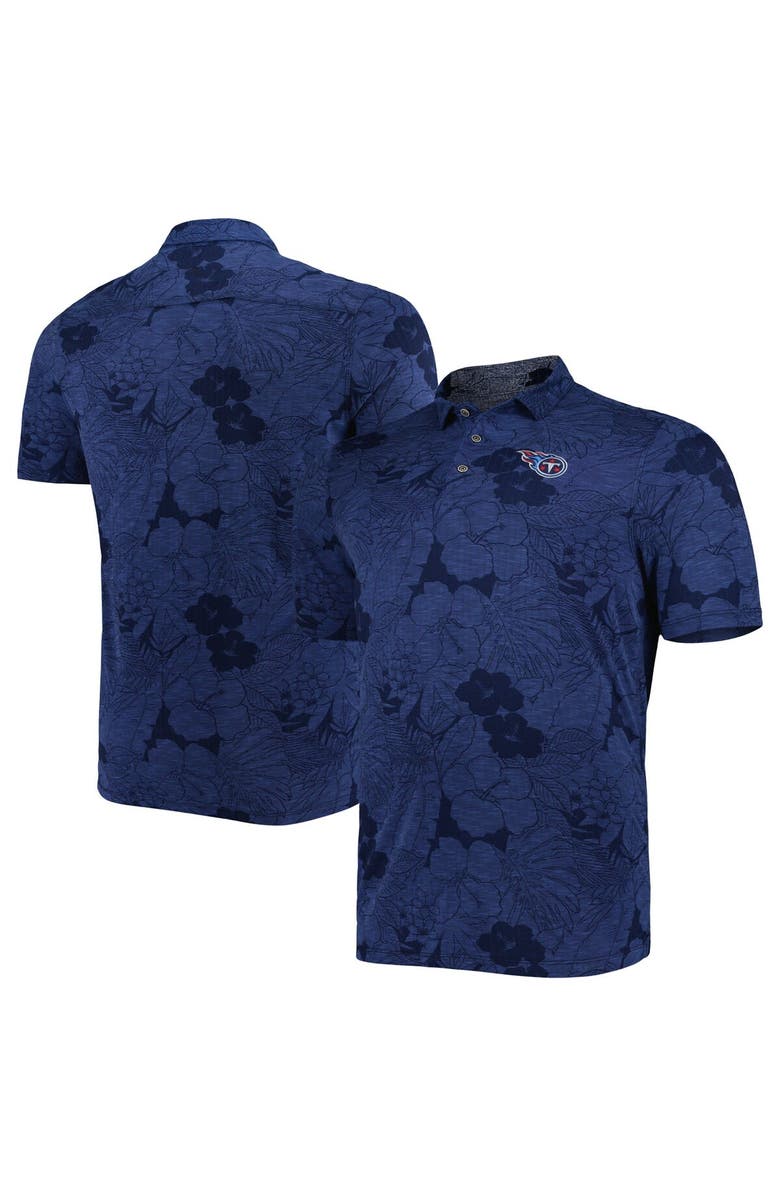 Tommy Bahama Men's Tommy Bahama Navy Tennessee Titans Big & Tall Miramar Blooms Polo, Main, color, Navy