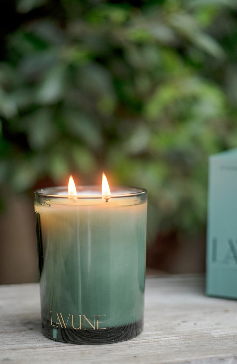 LAVUNE No. 5 Evergreen Candle, Alternate, color, Dark Green