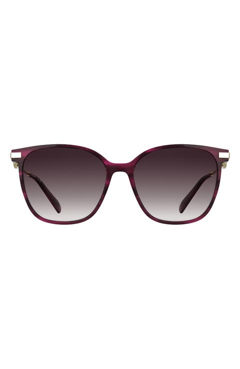 Foulonn 55mm Gradient Modified Rectangular Sunglasses