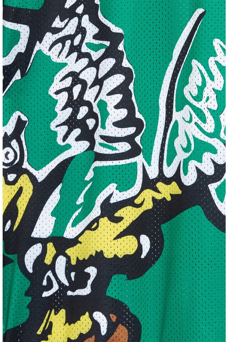 Kids' NFL Big Face V-Neck Mesh Jersey, Alternate, color, EAGLES