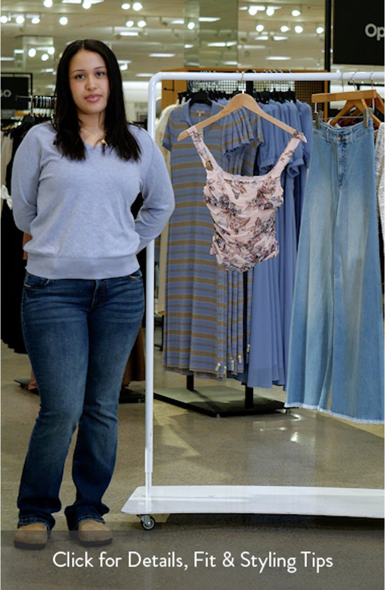 Rasha Butterfly & Jungle Print Shirred Tank Top, sales video thumbnail