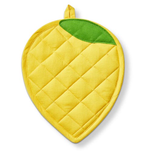 Tag Lemon Potholder/trivet Yellow Multi Cotton Summer