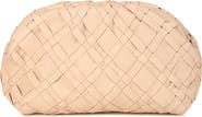 Rafe New York Aya Woven Leather Frame Clutch