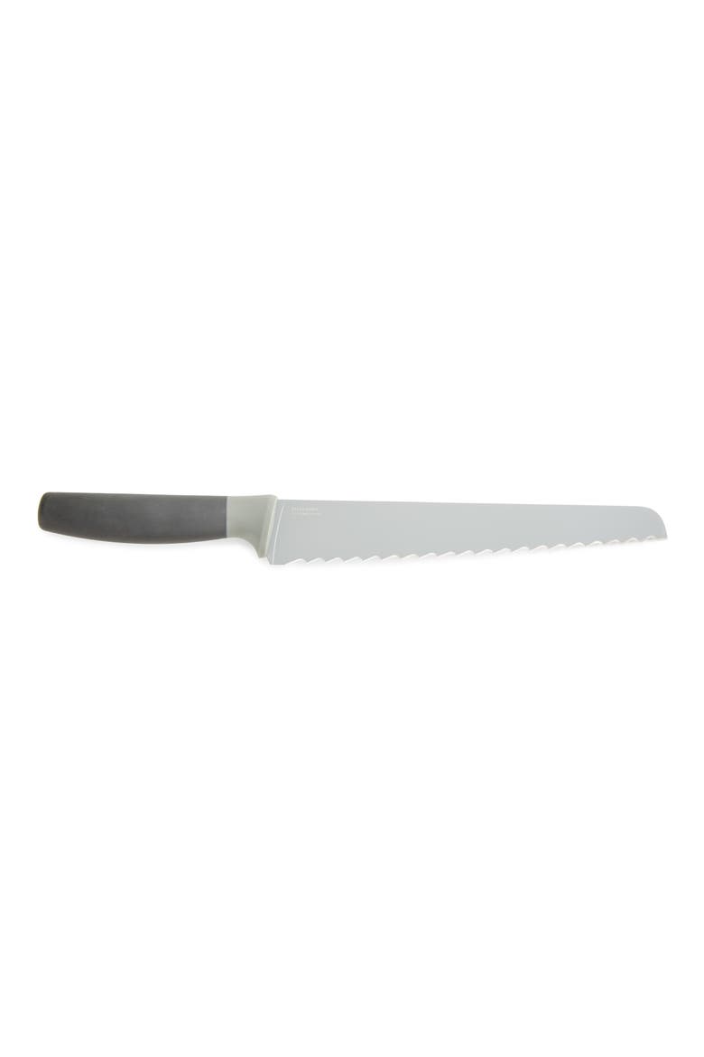 Leo Balance 9-Inch Nonstick Bread Knife, Alternate, color, GREY