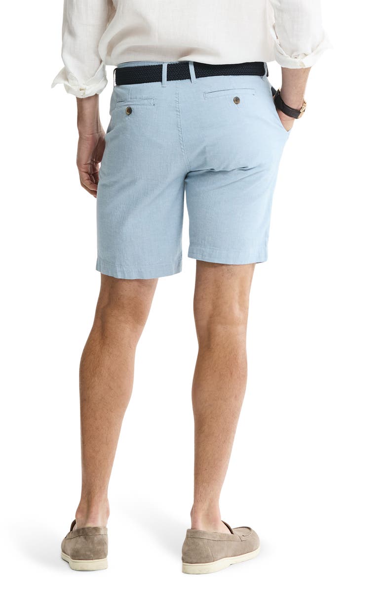 JACHS Stretch Cotton Chambray Shorts, Alternate, color, Light Blue
