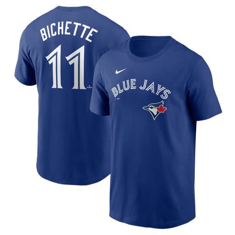 Men's Nike Bo Bichette Royal Toronto Blue Jays Fuse Name & Number T-Shirt