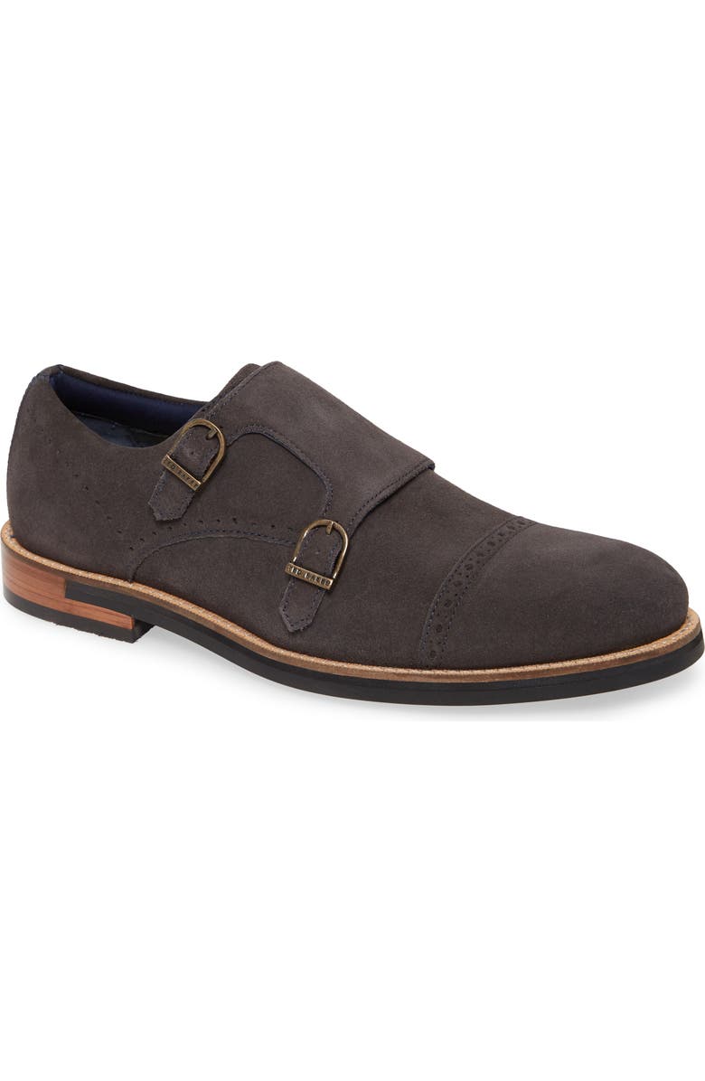 Ted Baker London Clippt Double Monk Strap Shoe, Main, color,