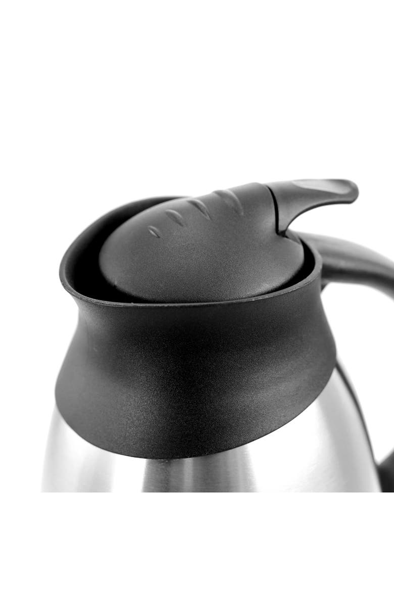 2.11 Quart Stainless Steel Thermal Beverage Carafe for Coffee and Tea, Alternate, color, Silver
