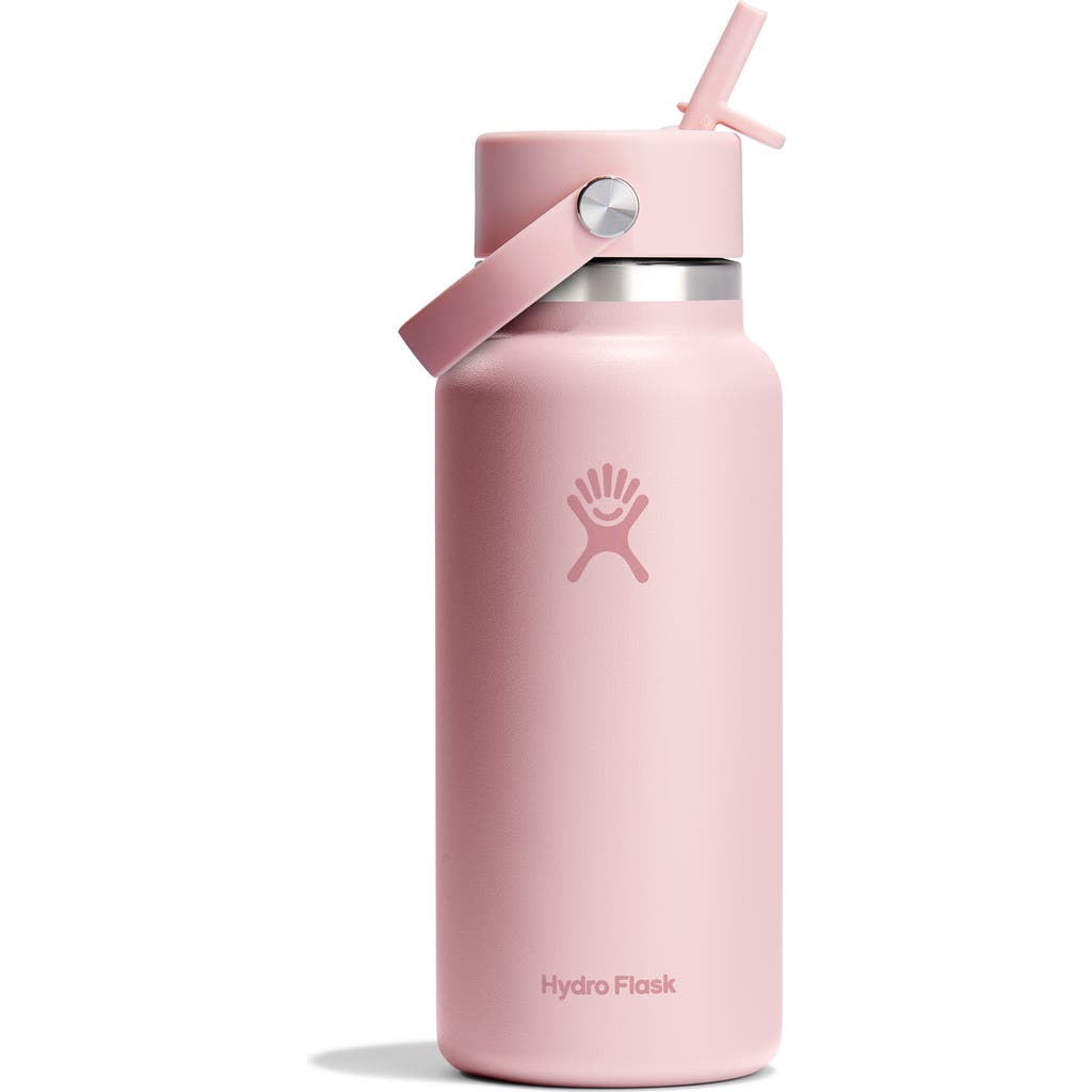Hydro Flask 32-ounce Wide Mouth Flex Straw Cap Water Bottle In Trillium