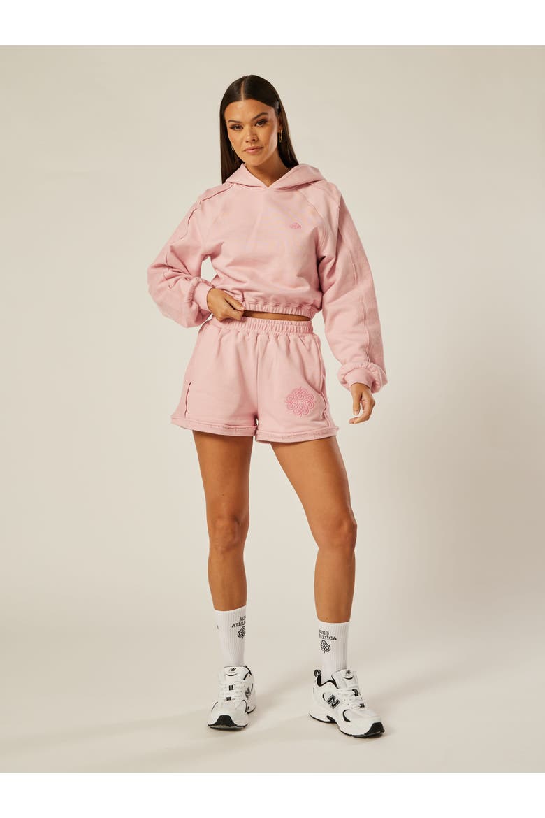 Be The Moment Cropped Hoodie, Alternate, color, Blush