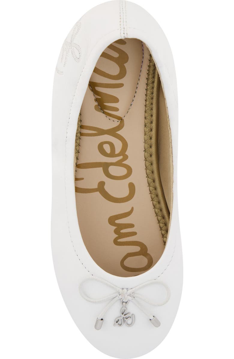 Sam Edelman Kids' Felicia Ballet Flat, Alternate, color, White