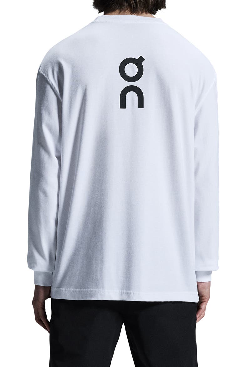 Club Long-T Organic Cotton T-Shirt, Alternate, color, WHITE