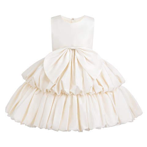 Marina Satin Tiered Dress