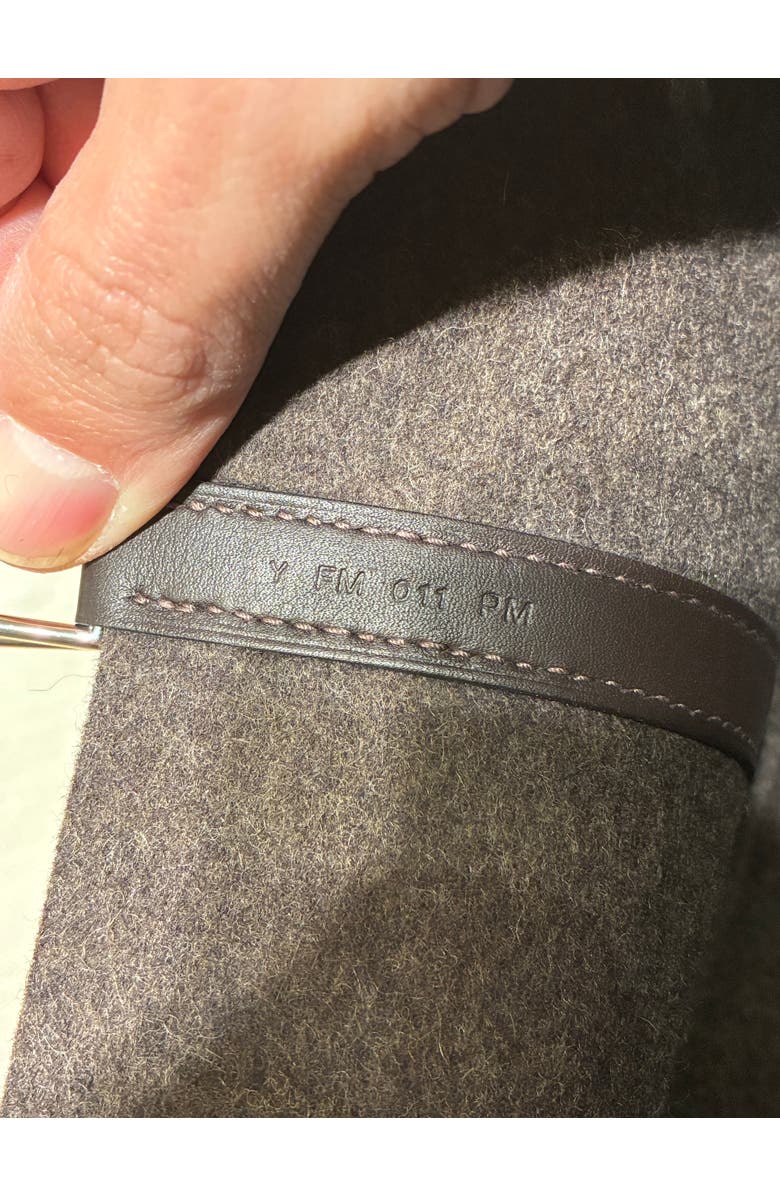 Pre-Owned Hermes Picotin Lock Bag Felt with Leather MM, Alternate, color, Ebene