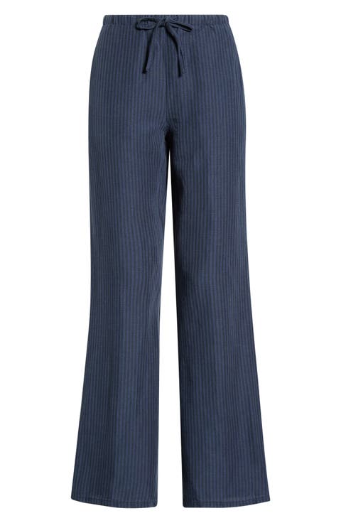 Perfect Linen Blend Drawstring Pants