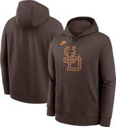 Nike Men's Nike Brown San Diego Padres Cooperstown Collection Logo Club Pullover Hoodie