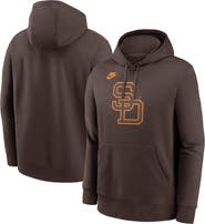 Nike Men's Nike Brown San Diego Padres Cooperstown Collection Logo Club Pullover Hoodie