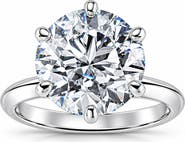 Bliss Diamond Certified 7ct Solitaire Diamond Engagement Ring 14k Gold Lab Grown