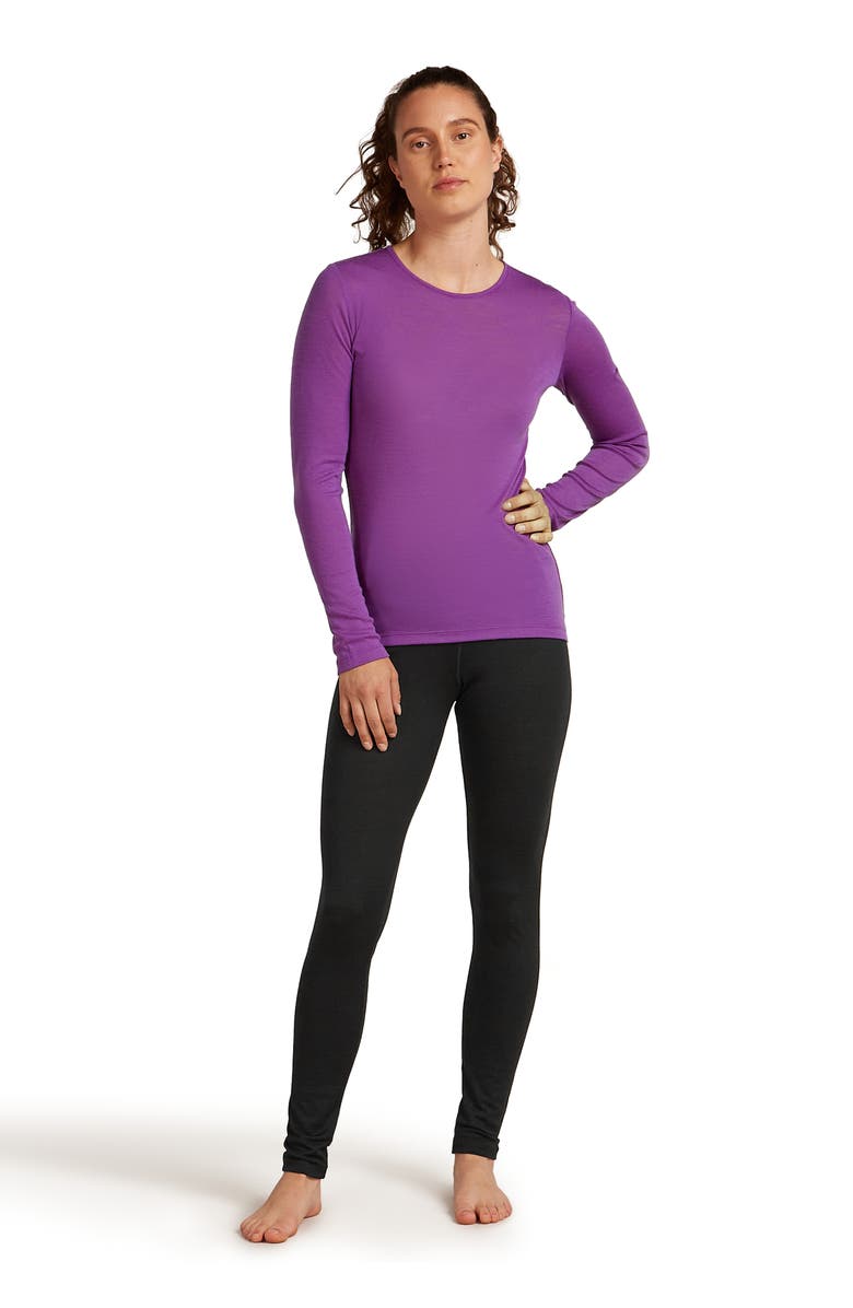 Icebreaker 200 Oasis High Waist Leggings, Alternate, color, Black