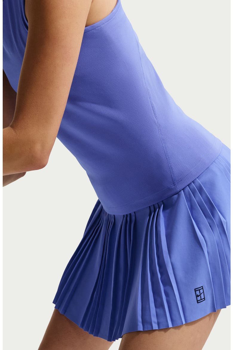 NikeCourt Advantage Dri-FIT Pleated Tennis Skort, Alternate, color, SAPHIRE/SAPHIRE