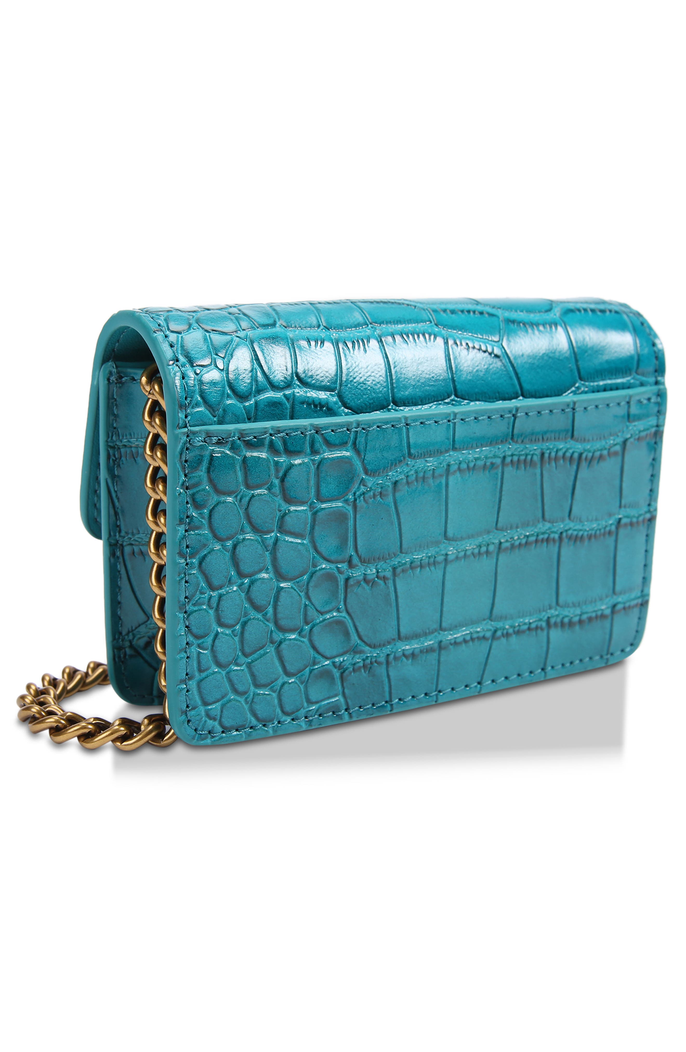 Kurt Geiger London XS Shoreditch Leather Crossbody Bag, Alternate, color, 