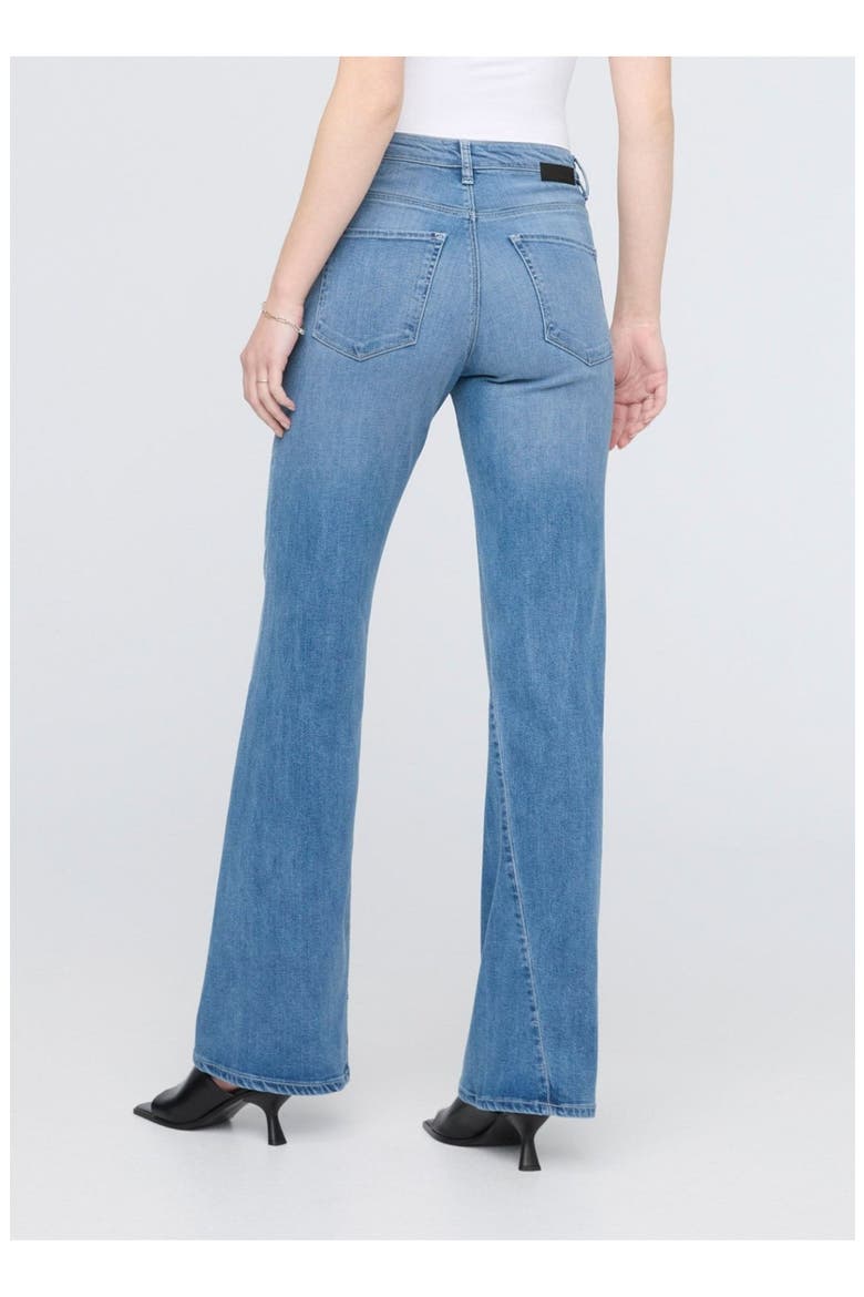 No Sweat Denim High Rise Wide Leg, Alternate, color, Pacific