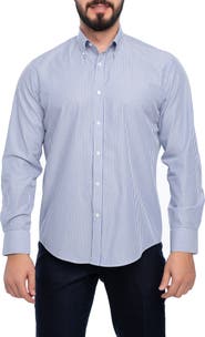 VELLAPAIS Cosmos Slim Fit Cotton Dress Shirt