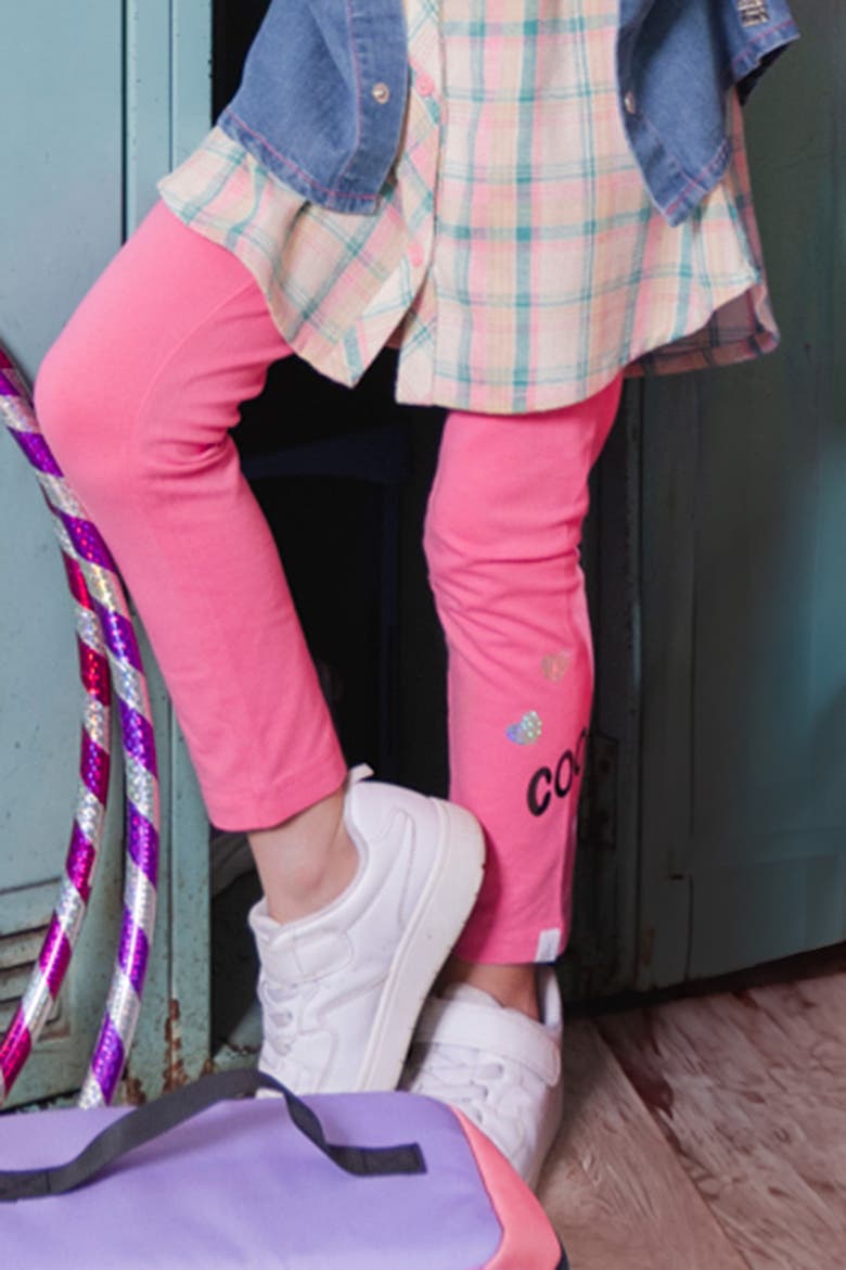 Organic Cotton Ivy Soft Stretchy Leggings, Alternate, color, Pink