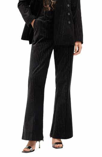 Sevenh Metallic Flare Velvet Pants