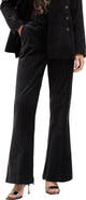 AllSaints Sevenh Metallic Flare Velvet Pants
