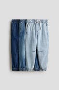 H&M 3-pack Denim Joggers