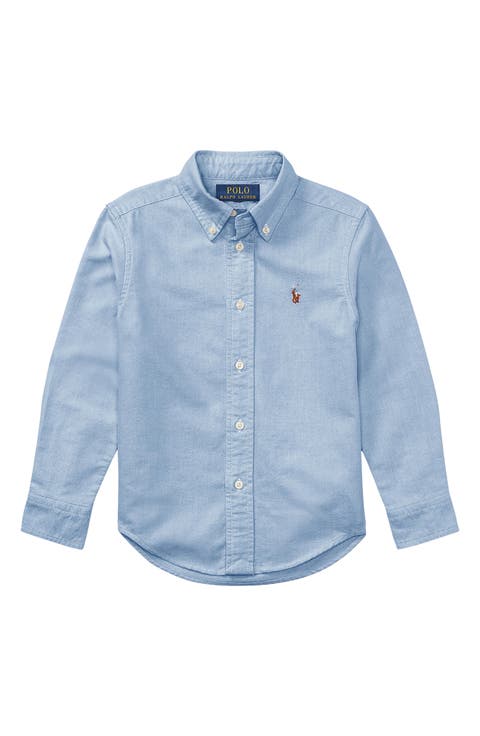 Kids' Cotton Oxford Button-Down Shirt (Toddler & Little Kid)