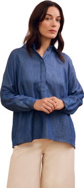 Celtic & Co. Drapey Pop Over Blouse