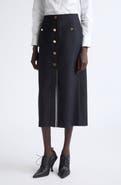 Thom Browne Button Front Wool Midi Skirt