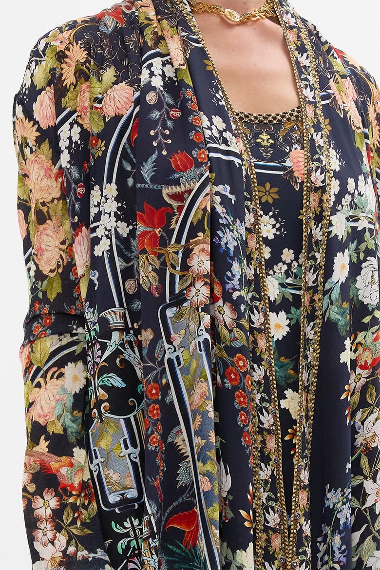 Long Casual Jacket With Pockets Palacio Poetry, Alternate, color, Palacio Poetry