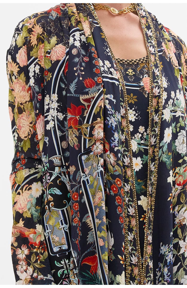 Camilla Long Casual Jacket With Pockets Palacio Poetry, Alternate, color, Palacio Poetry